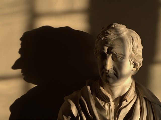 busta spisovatele Byrona